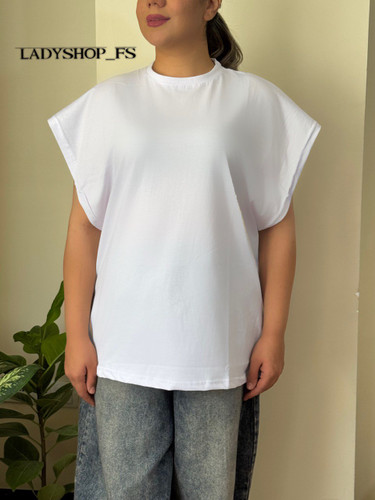 تیشرت تارزانی قواره دار زنانه سفید